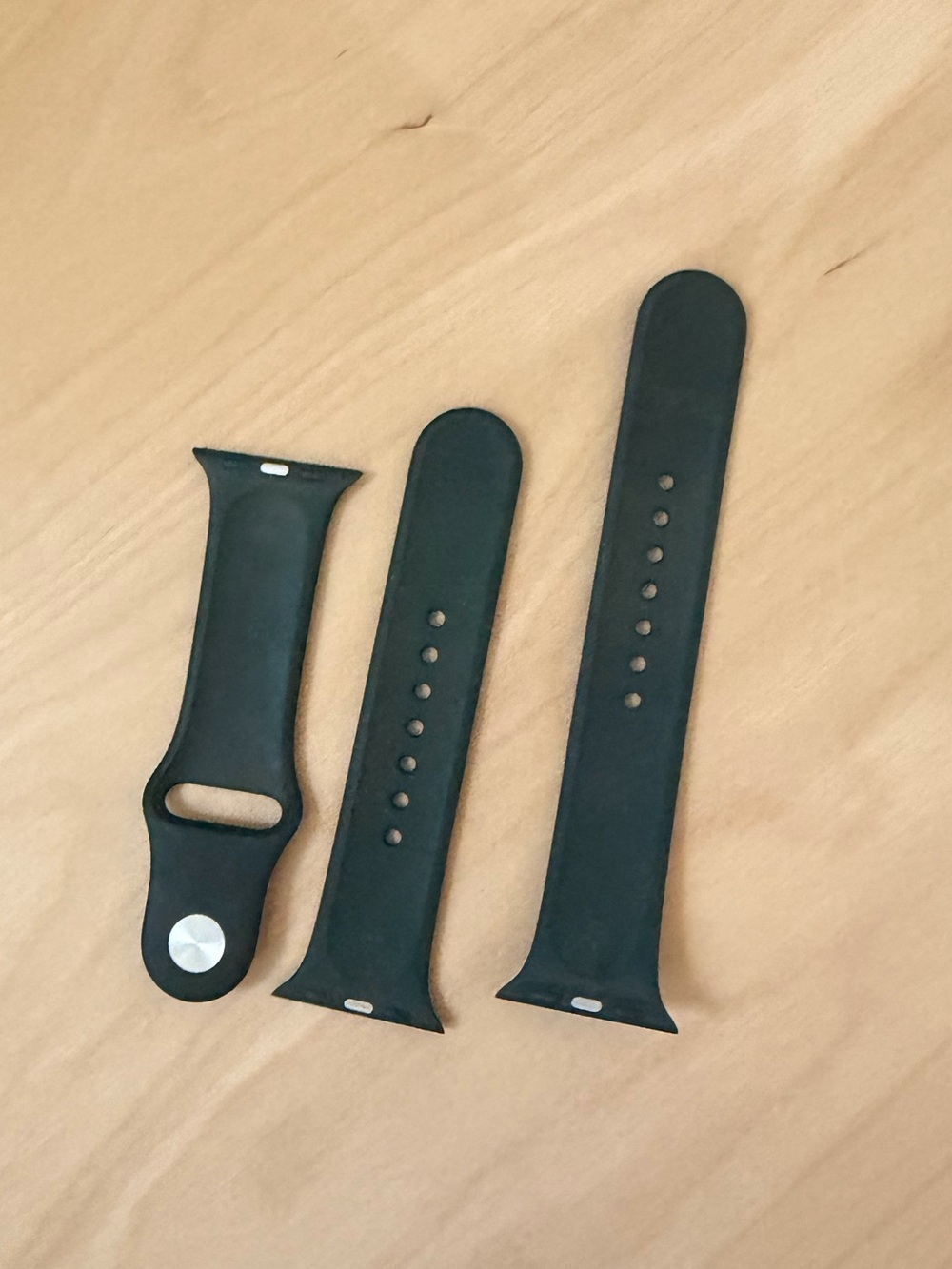 Dark Green Apple Silicone Sport Watch Band